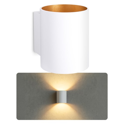 Tuani wandlampe weiß - wandlampe, gold