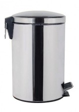 !!!B-Ware Edelstahl Treteimer 12L Mülleimer Abfalleimer