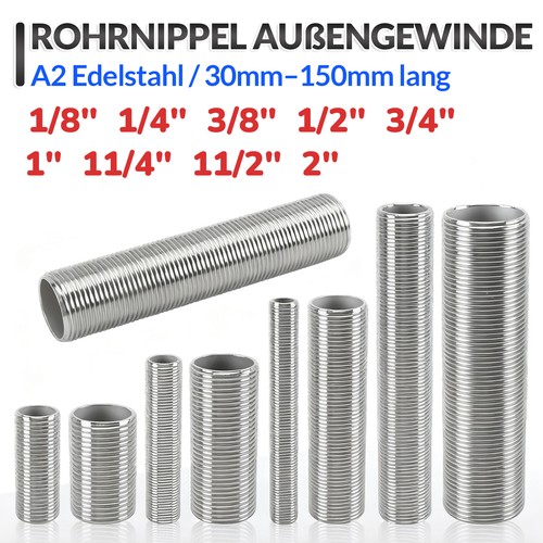 Edelstahl rohr bis 2 zoll - rohr, 1/8