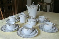 Mitterteich Kaffeeservice * Jugendstil * mit viel Goldverzierung ***RARITÄT***