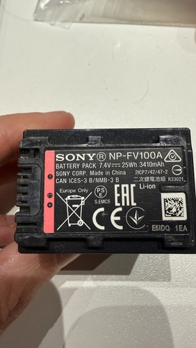 Original sony fv100a - original, np-fv100a