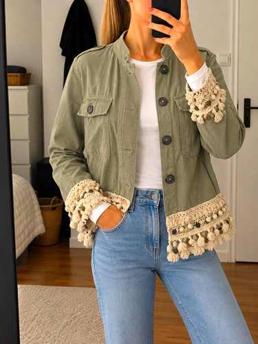 Zara damen jacke grün - damen,