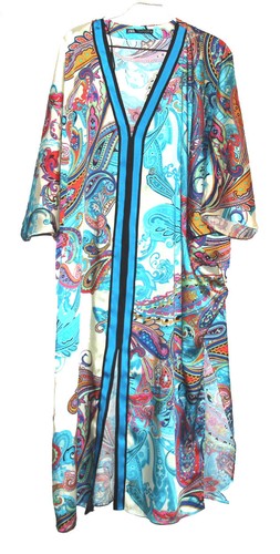 Zara kaftan kleid - kleid, blau