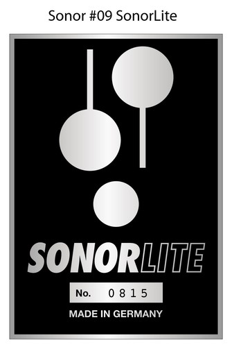 Drum badge sonor - badge sonor, #09