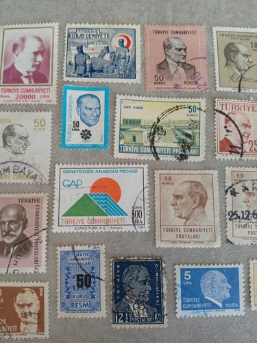 Briefmarken türkei gestempelt - briefmarken,