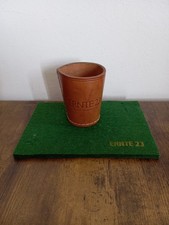 Alter Leder Würfelbecher Ernte 23