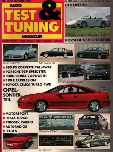 Zeitschrift auto test und - auto,