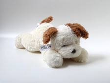 Baby Club Hund liegend Welpe Granulat beige braun C&A Plüschtier Stofftier(T233)