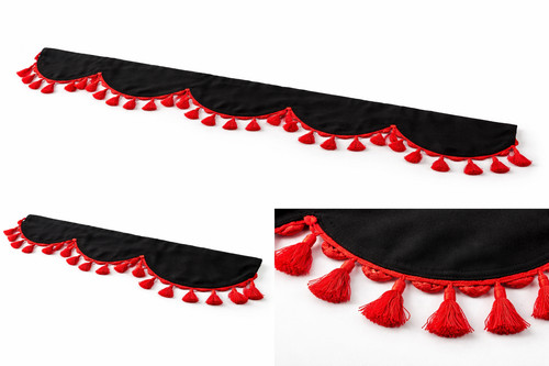 Frontscheibenborde schwarz rot - frontscheibenborde,