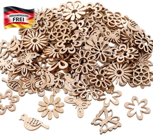 Holz streudeko blumen - streudeko,