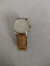 DKNY Armbanduhr Brau Lederband Textilband