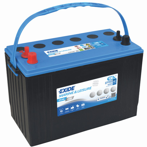 Exide ep900 dual agm 12v - exide,