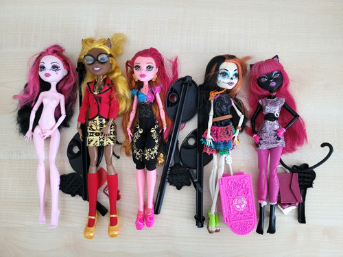 Monster high puppen 5er - high,