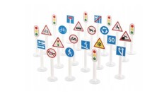 Verkehrsschilder Set 24 Teile