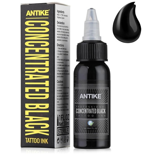 Tattoo farbe schwarz - schwarz, 1oz