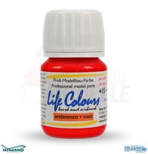 Elita Farben Life Colours RAL 3024 Leuchtrot  15ml glänzend