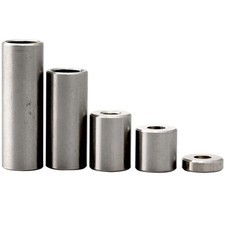 Edelstahl A2 Hülsen Distanzhülsen Abstandshülsen Metallhülsen M4 M6 M7 M8 M10