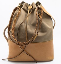 GUCCI CANVAS LEDER LEATHER