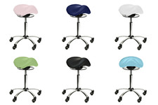 Comfort-Sattelhocker mit Swing-Mechanismus Federnd gelagerte Sitzfläche