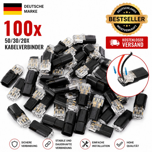 100stk steckverbindung polig - 100stk,