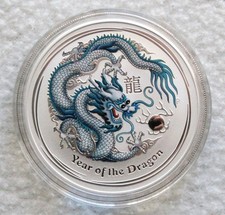 Silber lunar 2012 drache - drache, 1