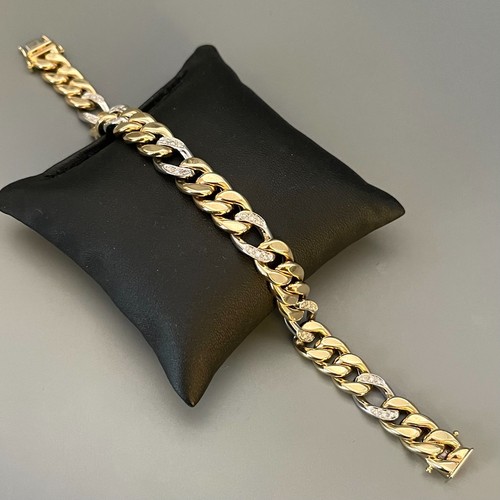 Panzerarmband brillanten - 36,