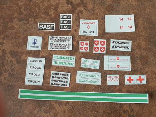 Siku serie decals - v-serie,