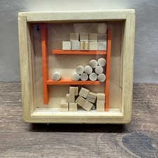 Holz Geduldspiel Puzzle Box Denkspiel wood brain game