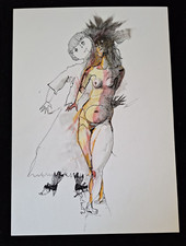 Zeichnung, Grafik, Akt, Titel