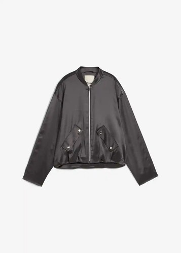 Softblouson aus glänzendem