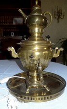 elektrischer Samowar Messing