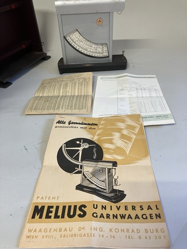 Vintage melius garnwaage - vintage,