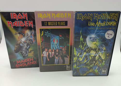 Vhs iron maiden - -, live