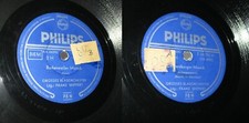 156090 Schellackplatte Philips Petersburger Marsch + Badenweiler Marsch