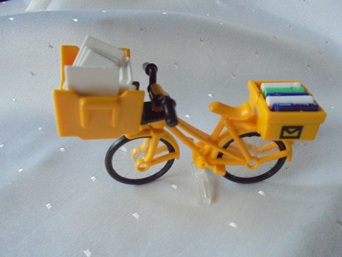 Playmobil postfahrrad gelb mit - playmobil,