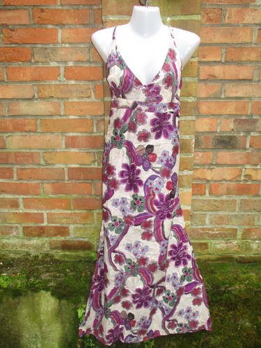 Kleid maxi bunt blüten l - blüten, m