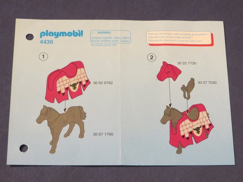 Playmobil bauanleitung - bauanleitung, –