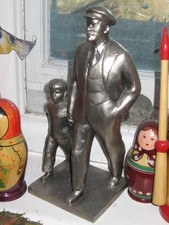 Guss Metall Lenin mit Jungen