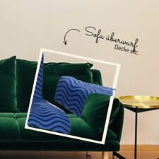 2er-Pack Sessel Überwurf