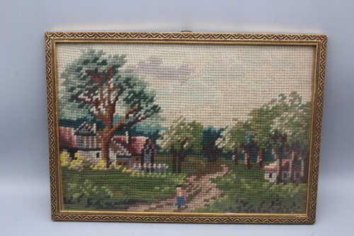Bild stickmotiv bilderahmen - bild,