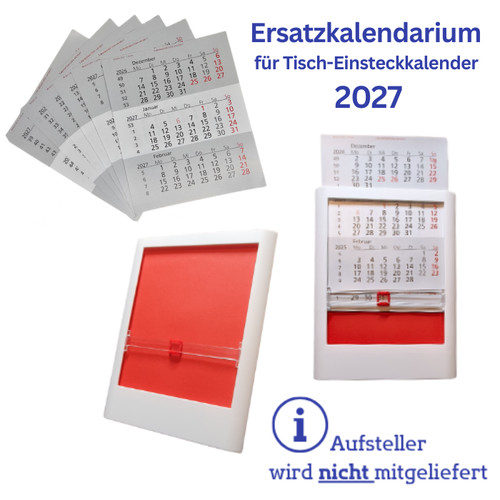Nachfüllkalender für