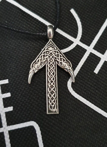 Anhänger raben knoten rune - anhänger,