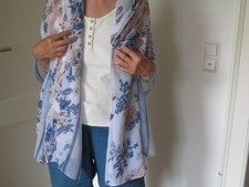 !!NEU!! Weiches Halstuch aus Viskose, Blumenmotiv,  85 x 170 cm