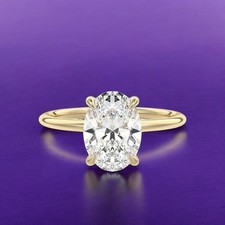 Ehering 14k Gelbgold 2,10 Ct