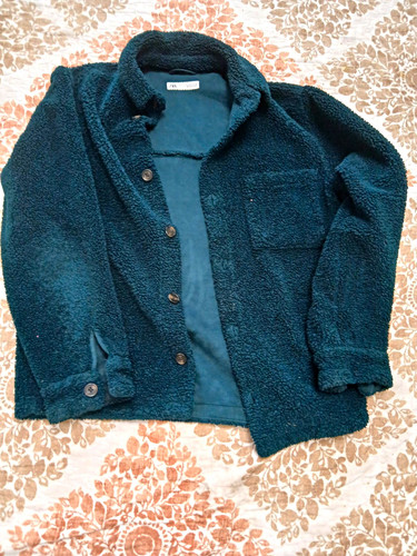Zara damen teddy fleece jacke - zara, teddy-fleece