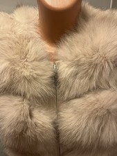 Damen Echte Pelz Weste Gr  M/