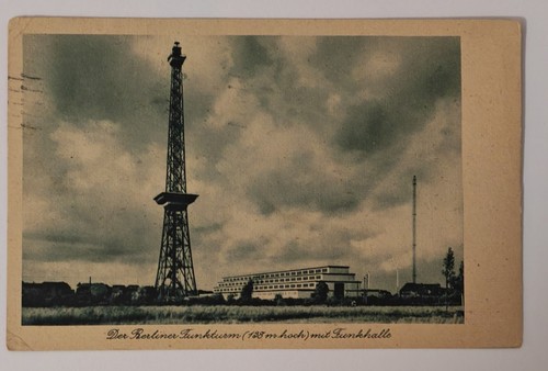 Berlin funkturm c1920 - ak,