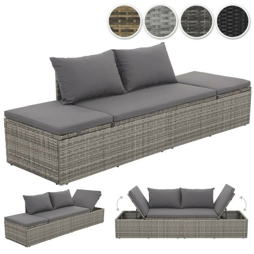 Rattan sonnenliege gartenbett - sonnenliege,