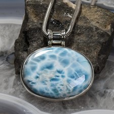 Larimar anhänger 925er - larimar, anhänger,