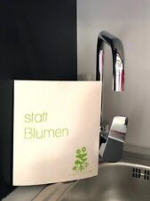 Spüllappen "statt Blumen" Schwammtuch Spültuch Jux Geschenk witzig Putztuch Küch